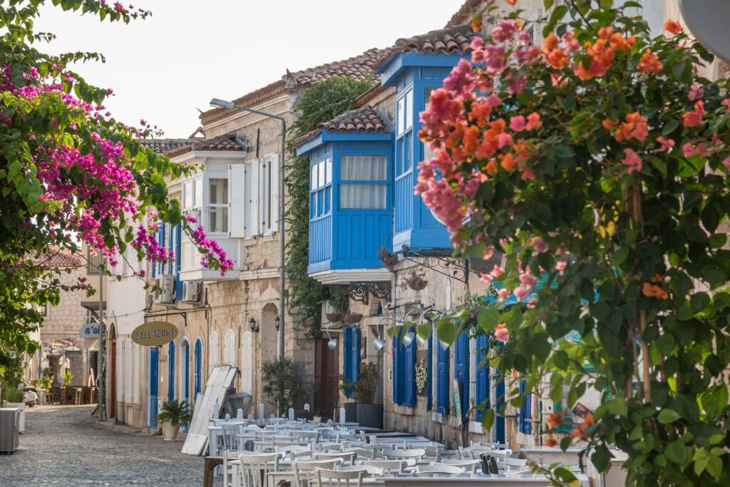 Alacati Town in Izmir, Turkey